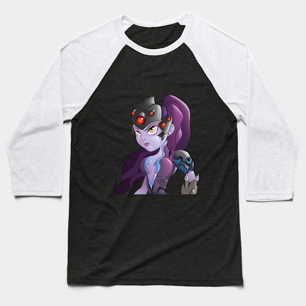 WidowMaker The french killer Baseball T-Shirt by Inkisitor